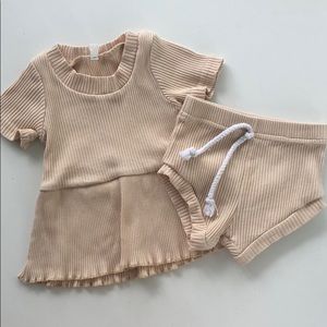 Beige outfit - organic cotton